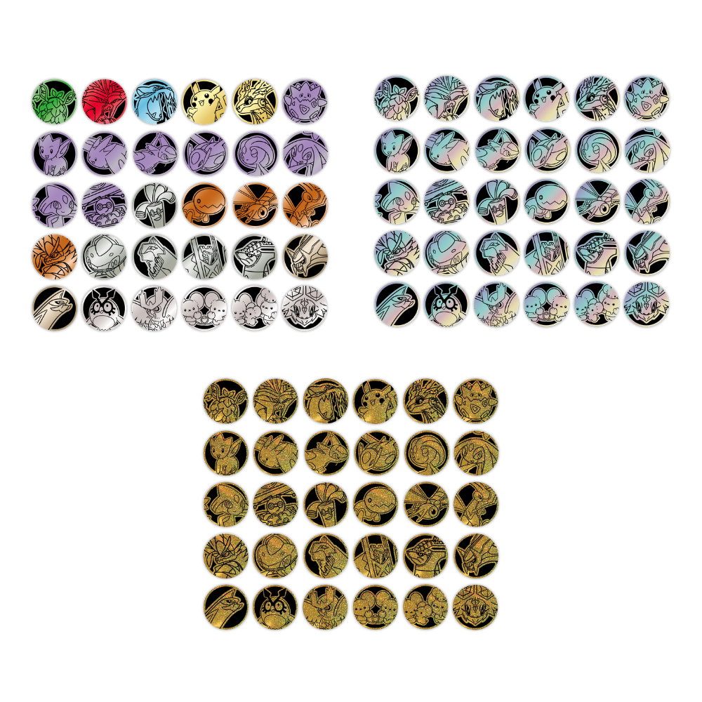 Pokemon Stellar Crystal Coin Set Pack Simplified Chinese Blind Bag