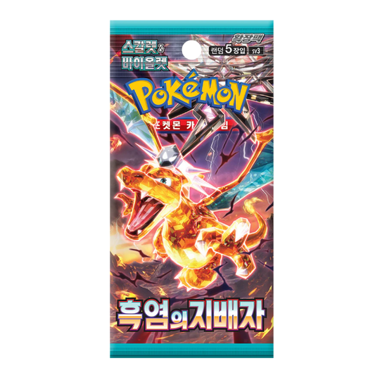 Pokemon Ruler of the Black Flame Korean Booster Pack