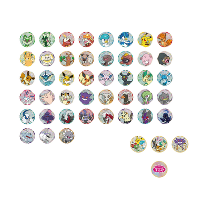 Pokemon Gem Pack Badge Set Pack Simplified Chinese Blind Bag