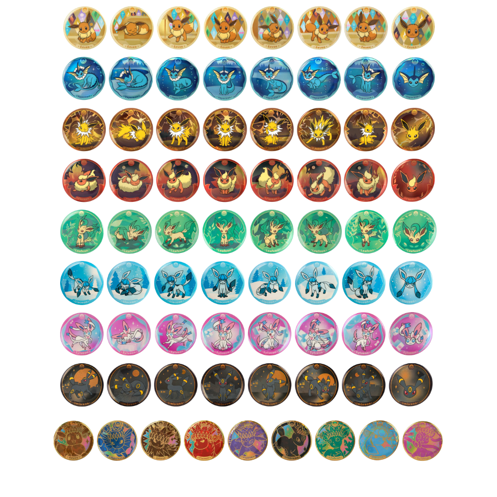 [PRE-ORDER] Pokemon Crystal Gathering Simplified Chinese Badge Set